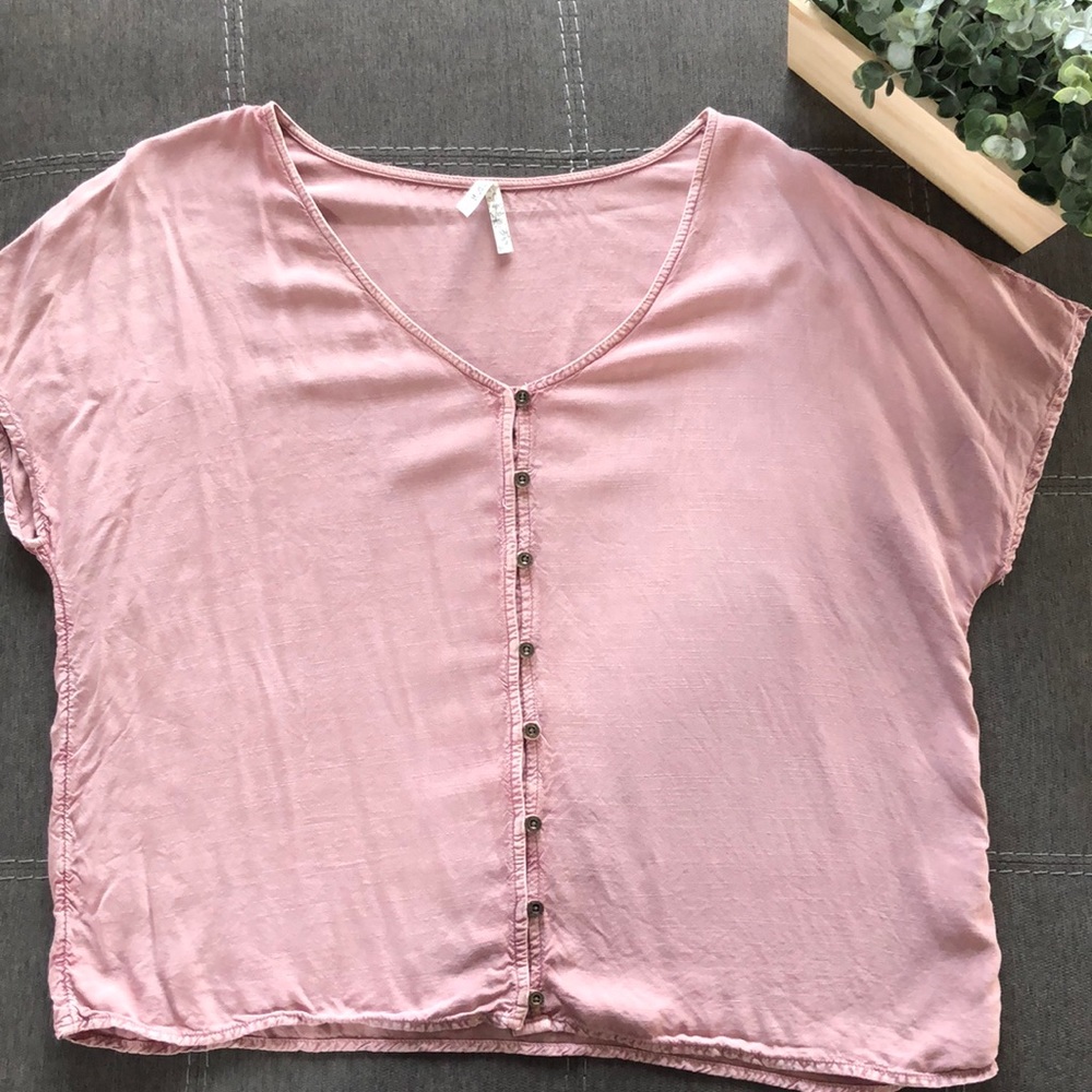 Pale Pink Crop Top- Worn Once!